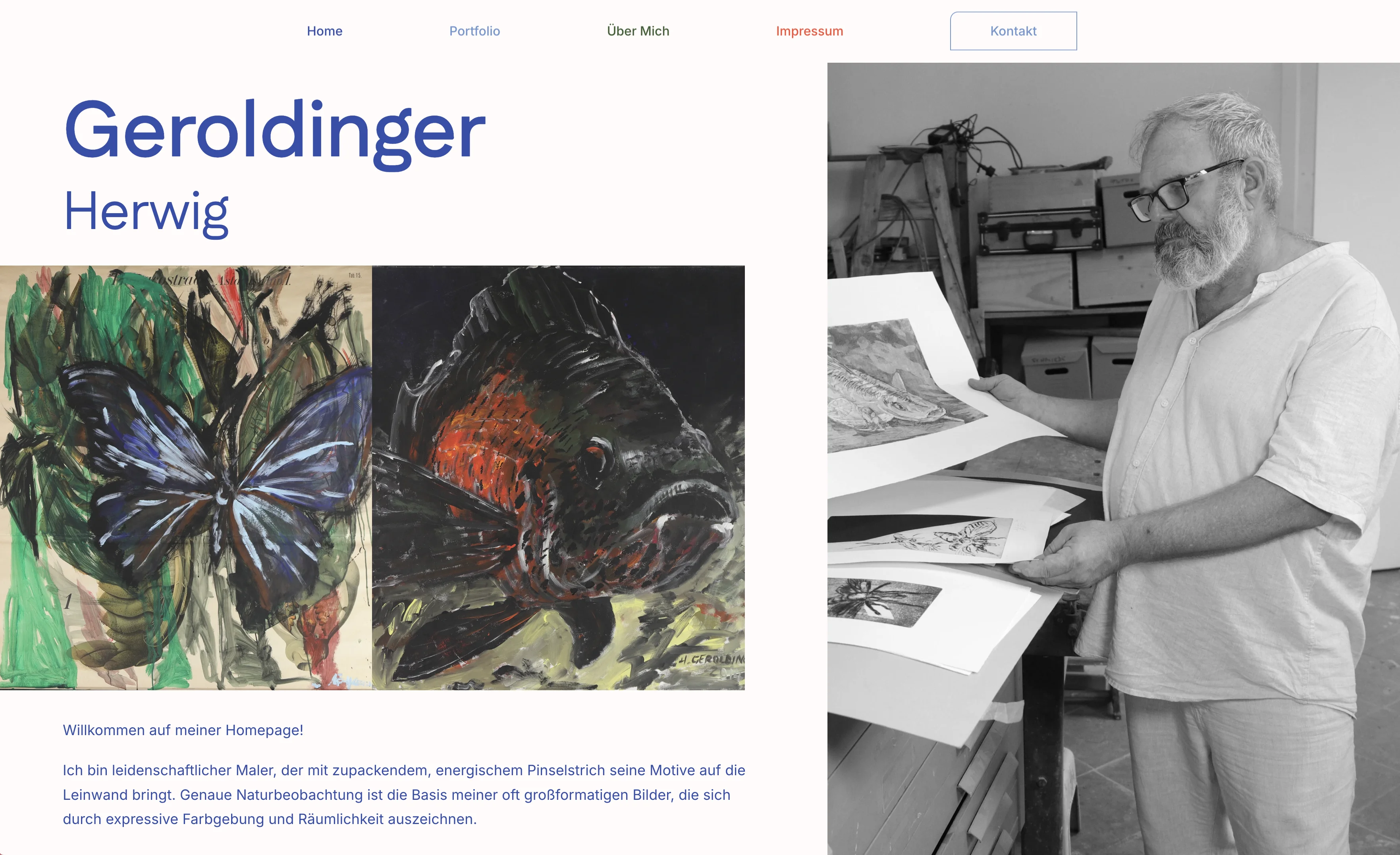 Herwig Geroldinger Artist Website