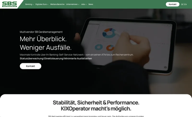SBS Software Website